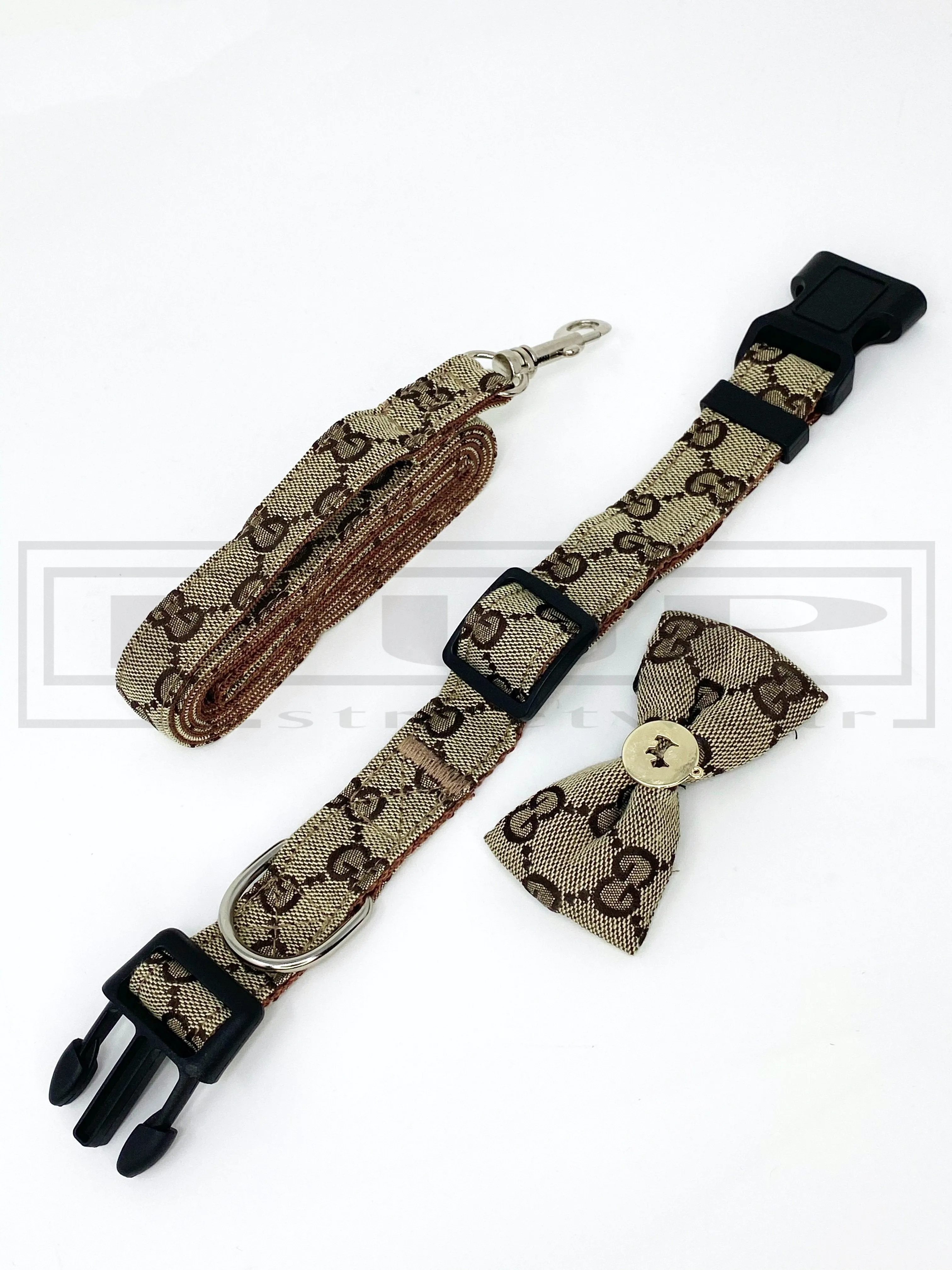 Pucci Bowtie Collar and Leash