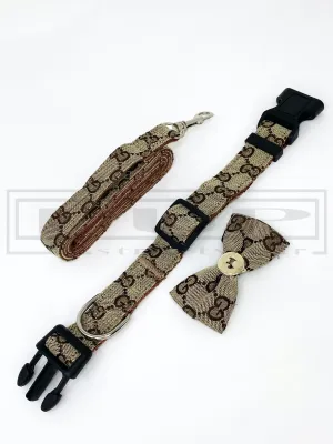 Pucci Bowtie Collar and Leash