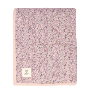 Quilted Blanket - Organic Cotton - Liberty Collection - Eloise - Blush
