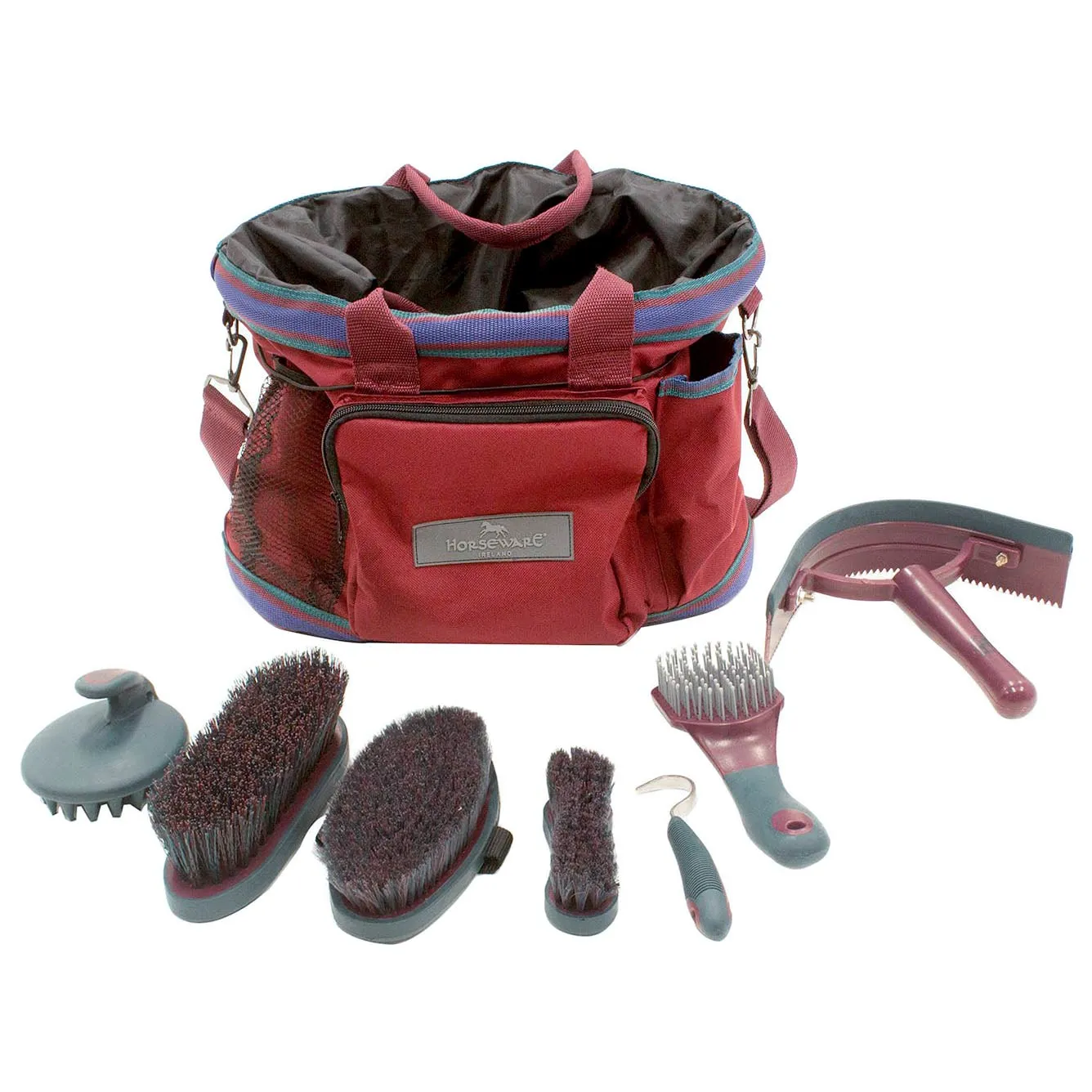 Rambo Grooming Kit, Burgundy