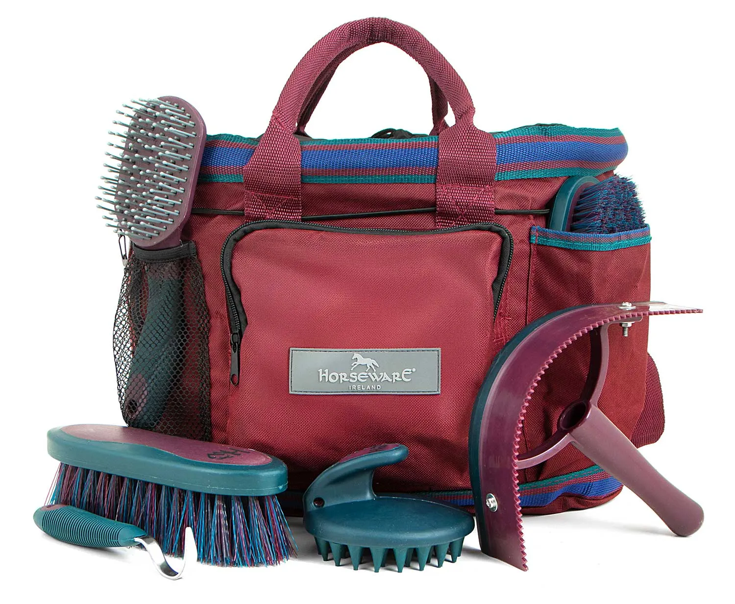 Rambo Grooming Kit, Burgundy