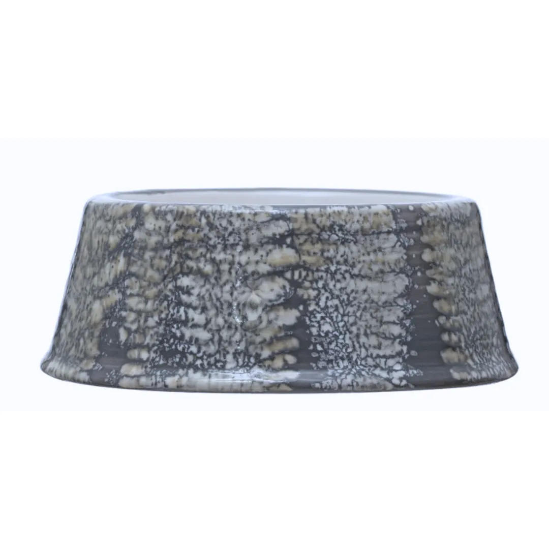 Reactive Glaze Stoneware Pet Bowl