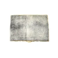 Resploot Mattress - Rectangular - Grey Smoke - 100 x 70 x 10 cm (39 x 28 x 4 in)