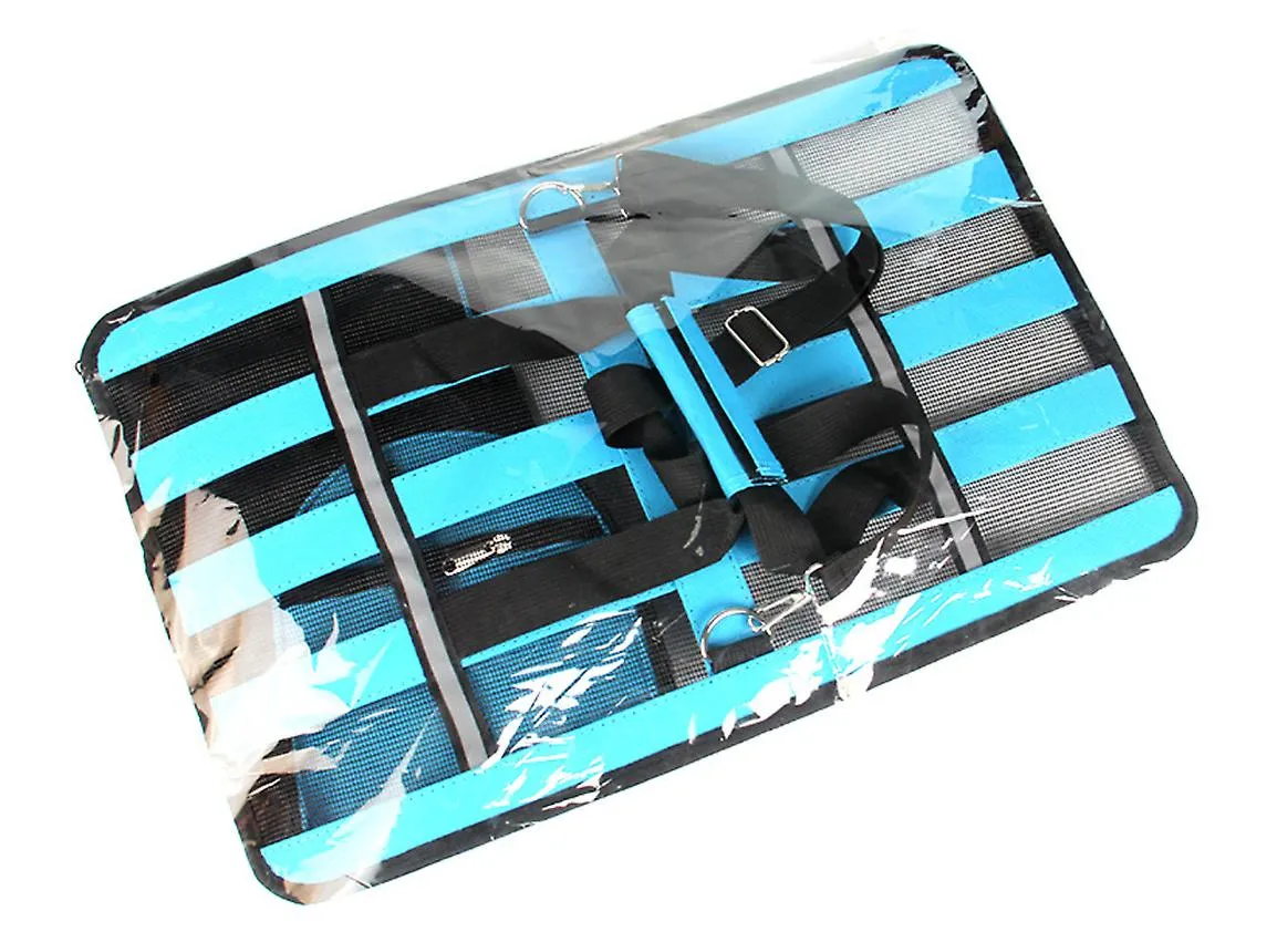 S 36*24*23cm blue Portable pet outdoor mesh breathable backpack AZ15204