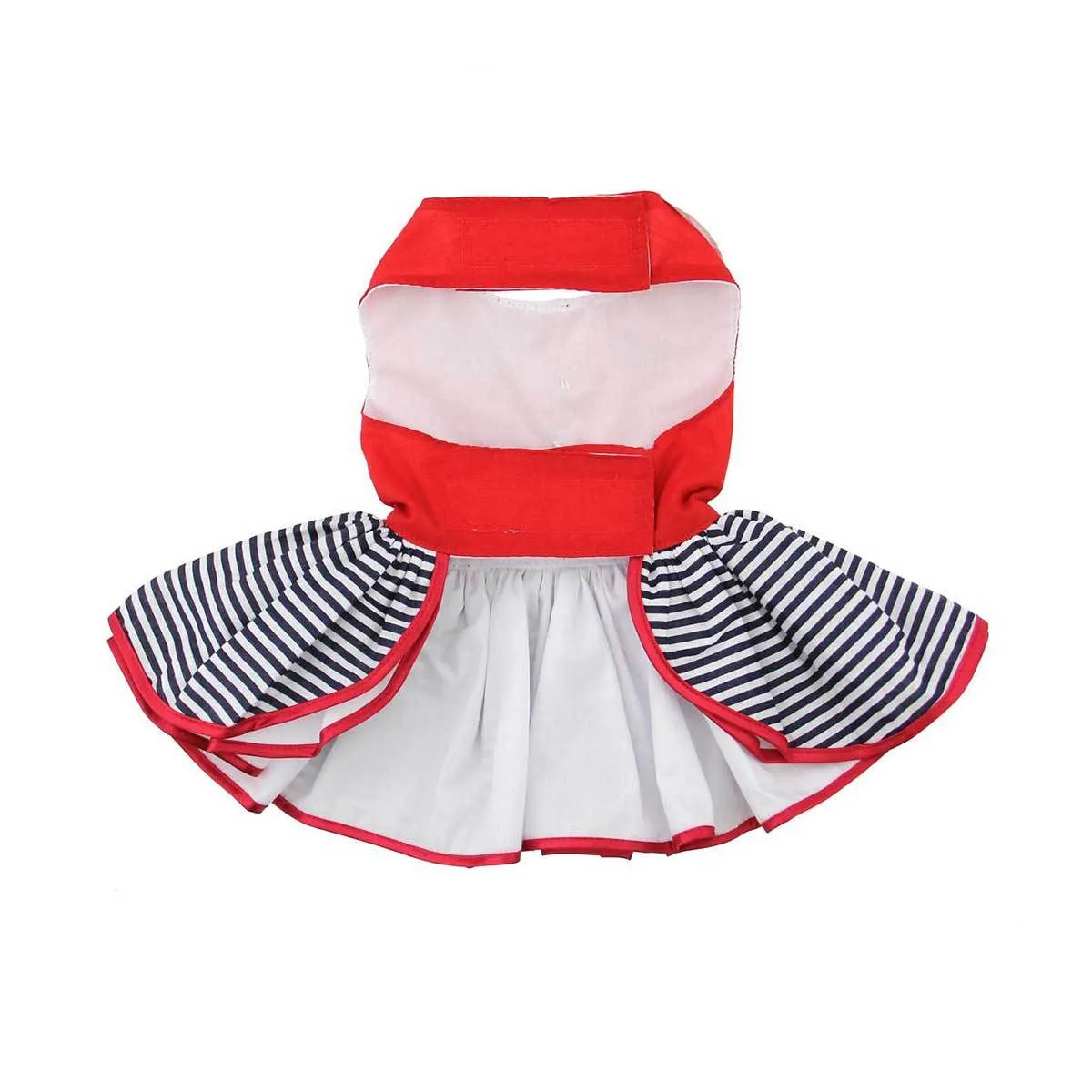 Sailor Dress with Matching Leash