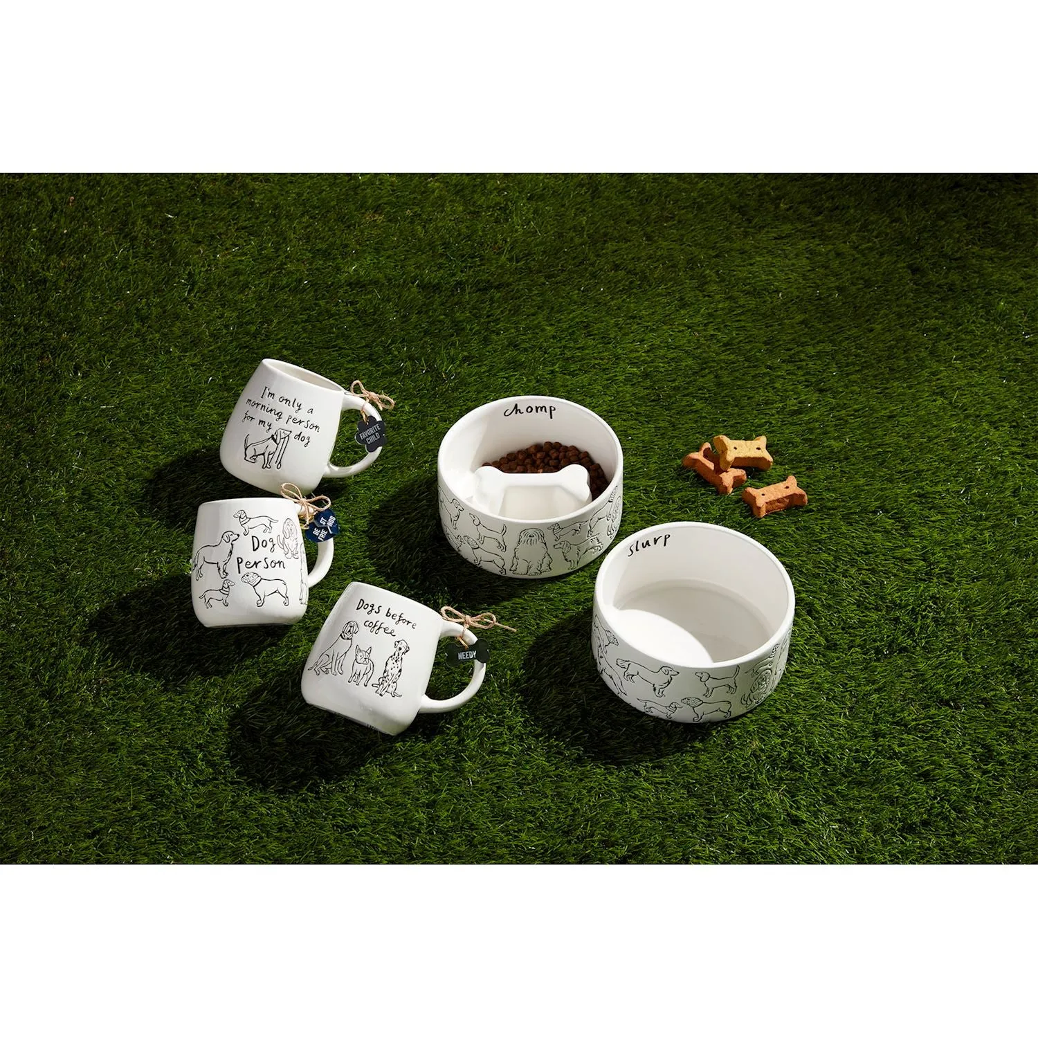 Set of 2 Dog Bowls