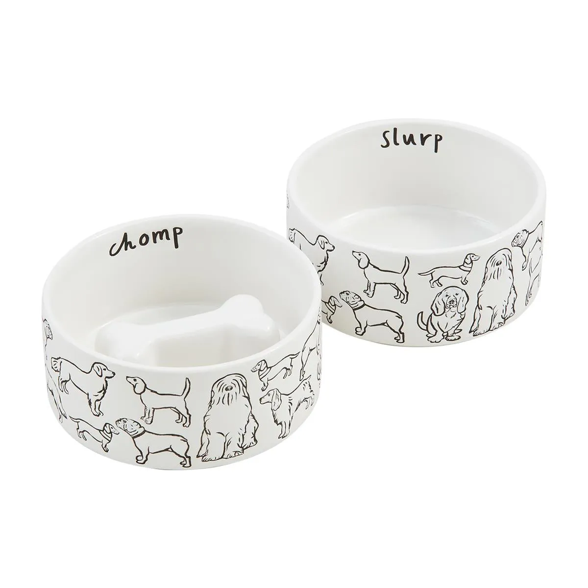 Set of 2 Dog Bowls