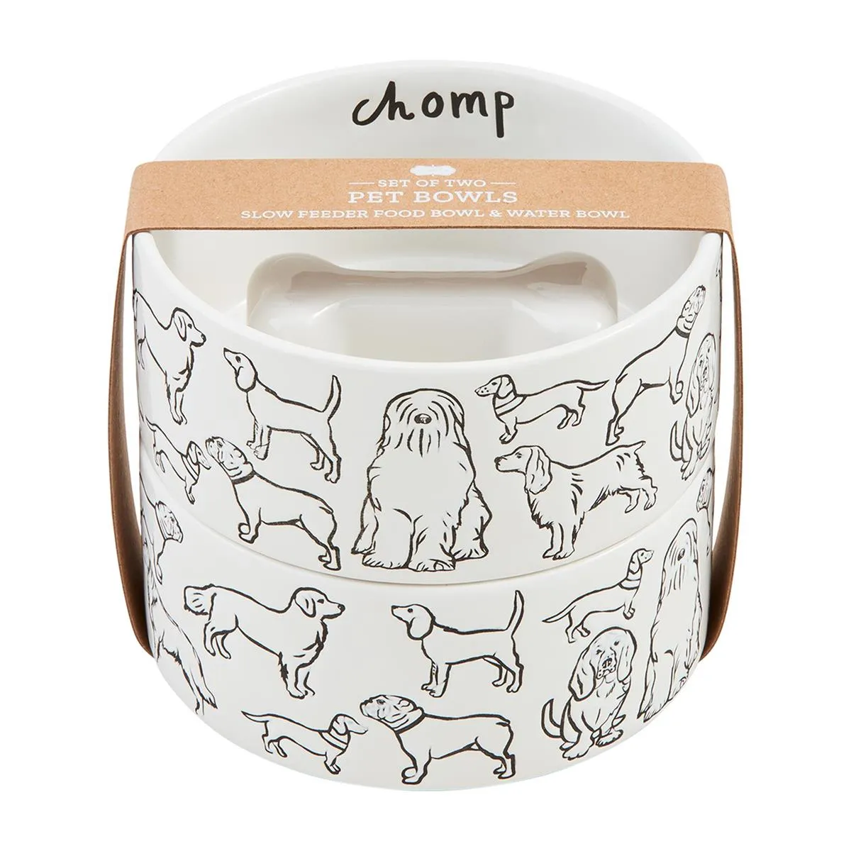 Set of 2 Dog Bowls