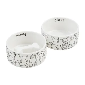 Set of 2 Dog Bowls