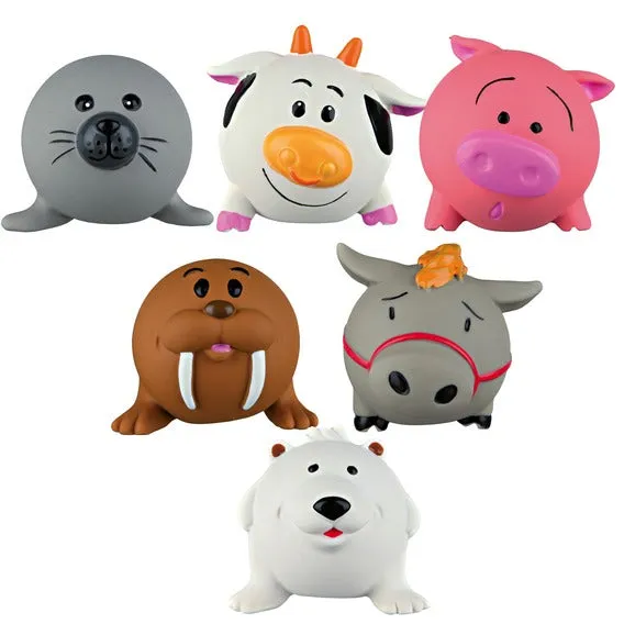 Squeaky Latex Animal Toy Dog Balls