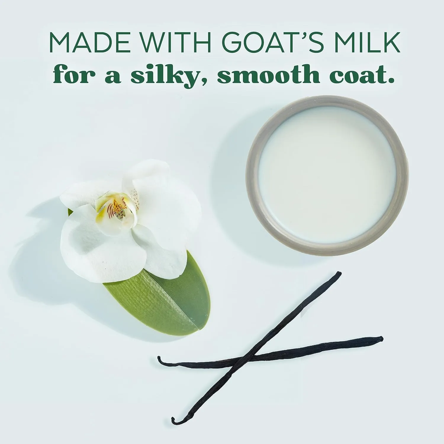 TropiClean Essentials Goat's Milk Hypoallergenic Shampoo for Dogs, Puppies, & Cats - Soften The Coat - Balanced pH for Itchy & Sensitive Skin - Derived from Natural Ingredients