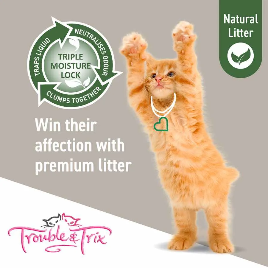 Trouble and Trix Cat Litter Natural 10 Litre