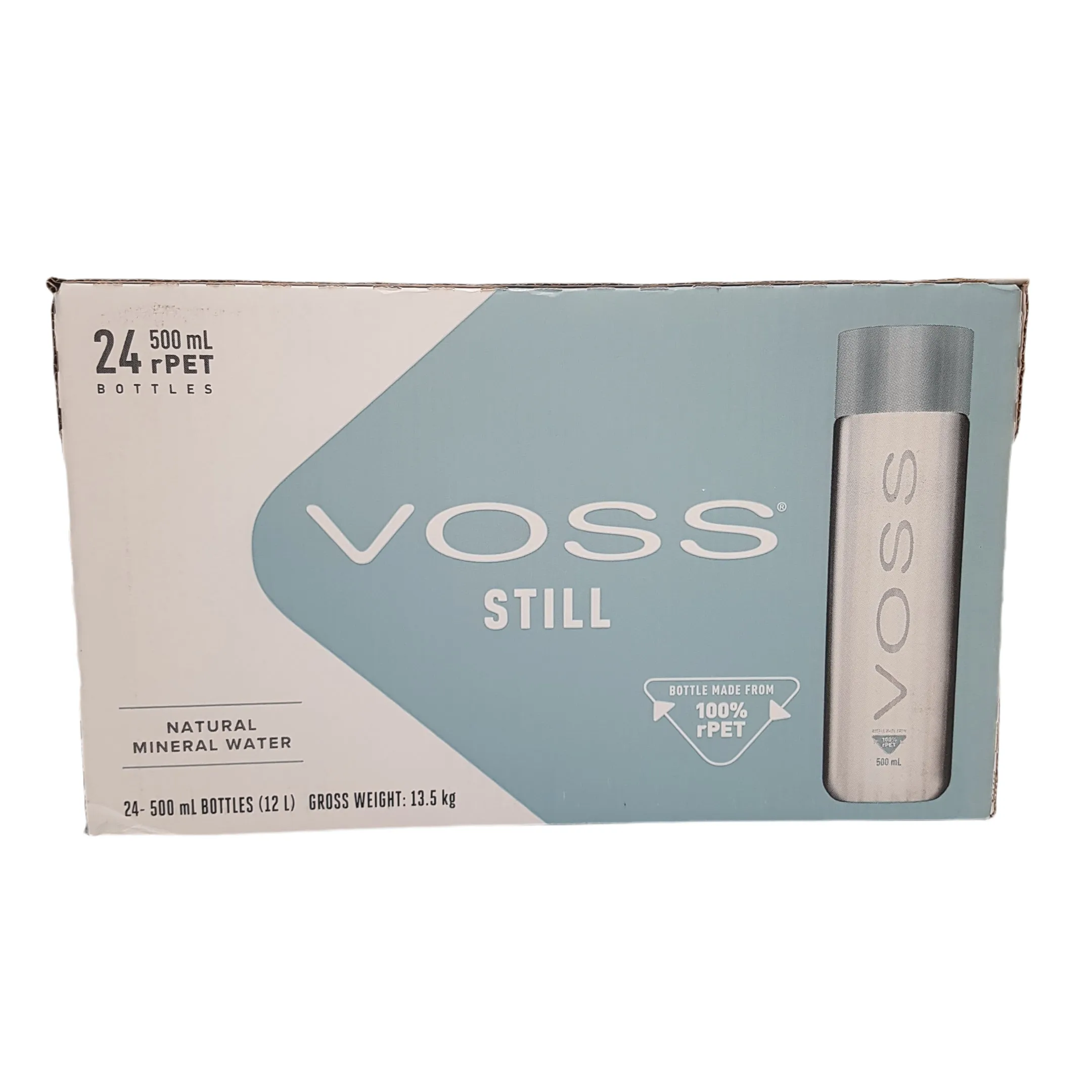 VOSS Still water 24×500ml PET Bottles