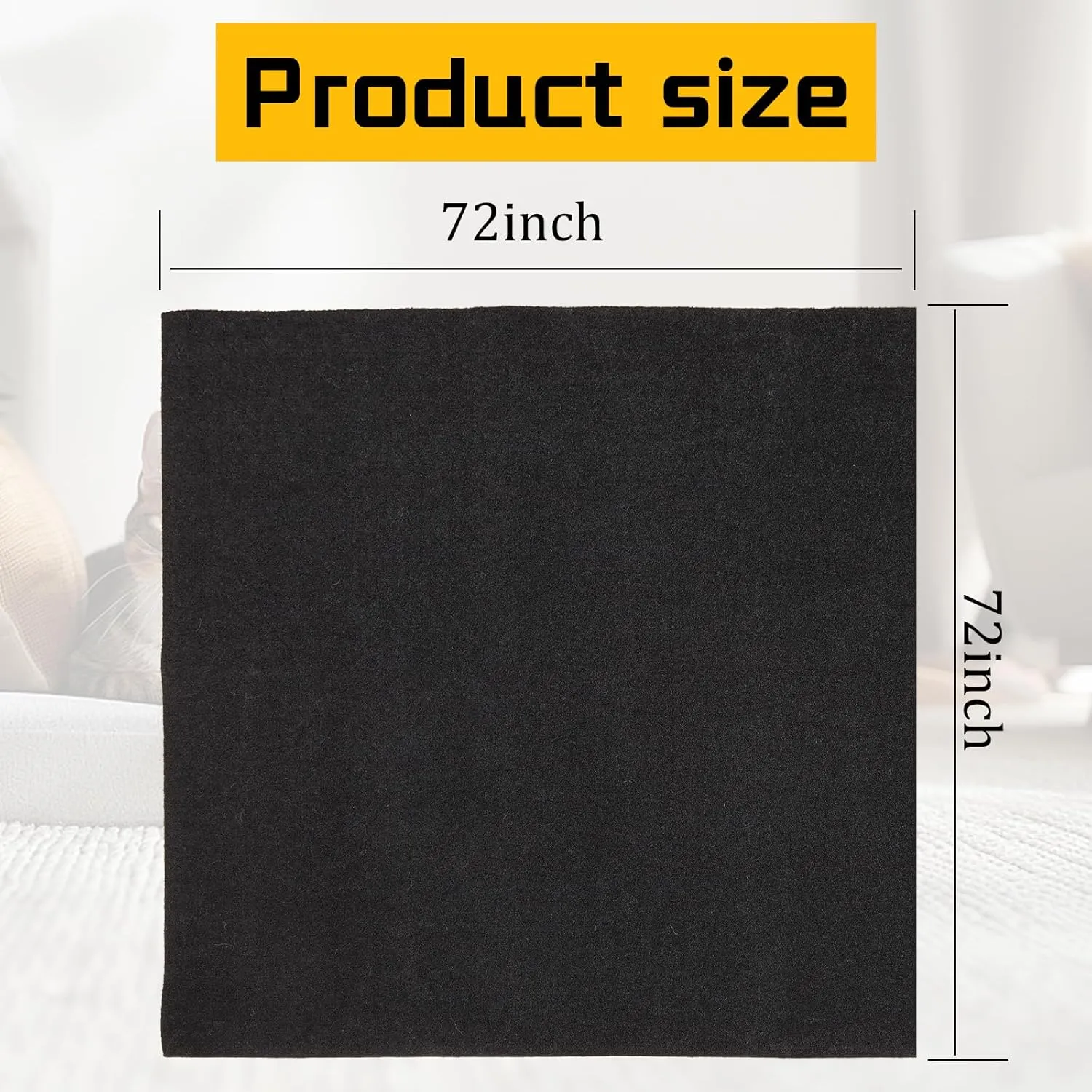Waterproof Canine Urine Pads, Washable Canine Urine Pads 72 x72 Reusable Canine Urine Pads Extra Large Upgraded Non-Slip Canine Urine Pads Absorbent Puppy Urine Pads