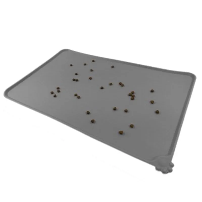 Waterproof Silicone Pet Mat for Feeding Bowls and Water Fountains