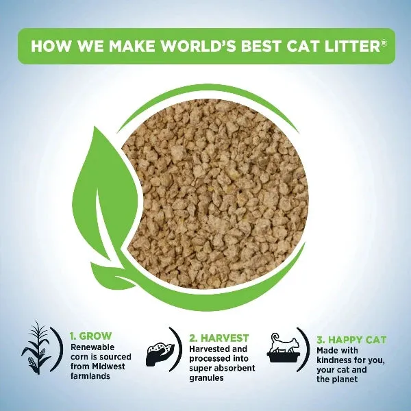 WORLD'S BEST Multiple Cat Lotus Blossom Scented Clumping Cat Litter