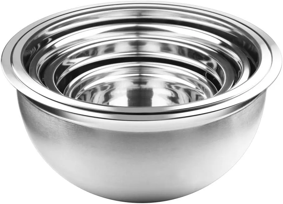 YBM Home Deep Professional Quality Stainless Steel Mixing Bowl For Serving Mixing Cooking Baking ( 5 Quart )