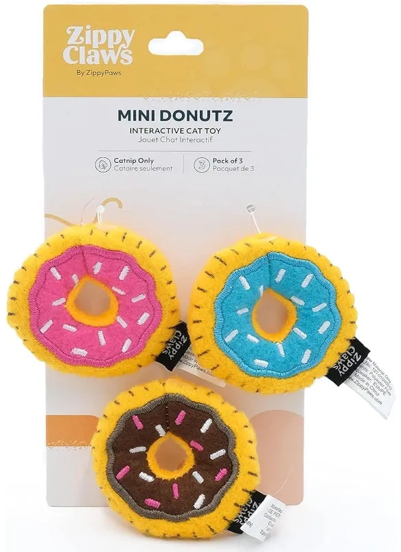 ZippyPaws Mini Catnip Donutz